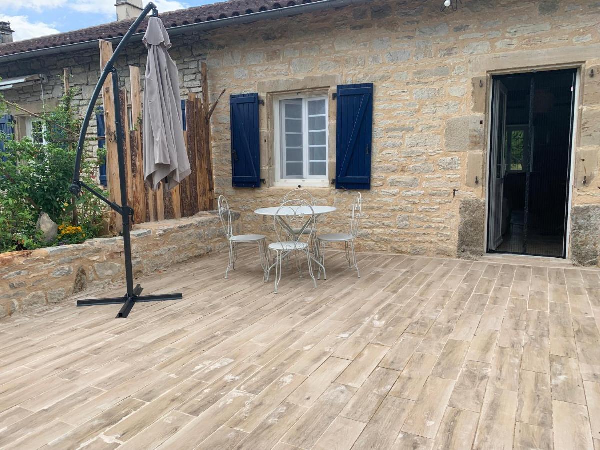 Gite La Longere Bleue Caylus Buitenkant foto