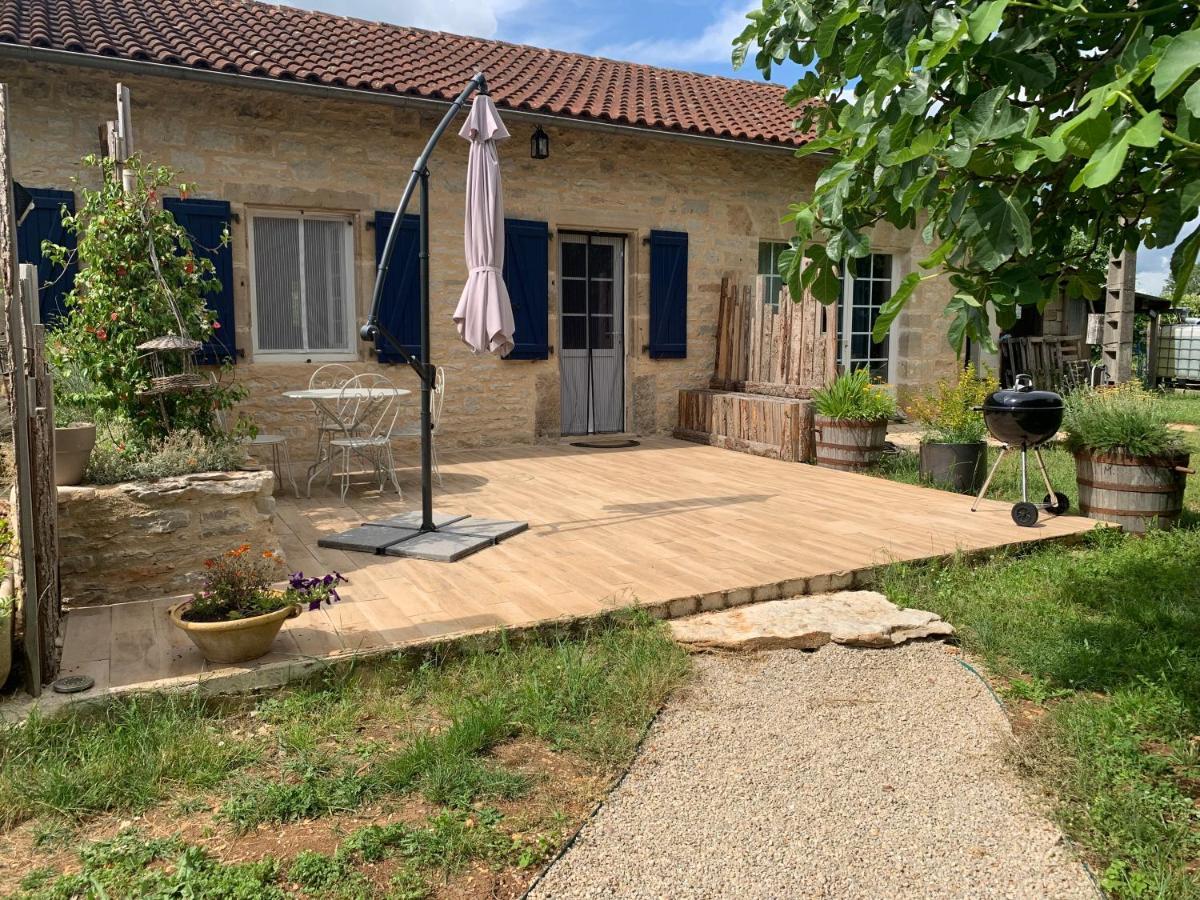 Gite La Longere Bleue Caylus Buitenkant foto
